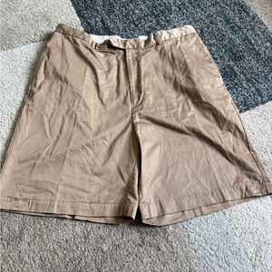 Daniel Cremieux Men's Tan Cotton Shorts Signature Collection- Size 40